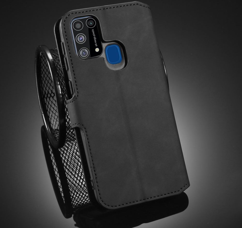 DG Ming Retro Portemonnee Samsung Galaxy M31 Hoesje Zwart afbeelding 8