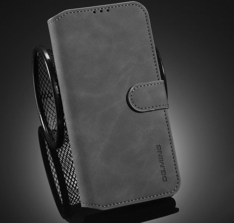 DG Ming Retro Portemonnee Samsung Galaxy M31 Hoesje Grijs afbeelding 9