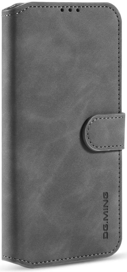 DG Ming Retro Portemonnee Samsung Galaxy M31 Hoesje Grijs afbeelding 2