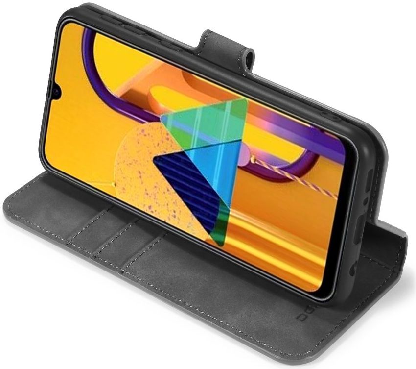 DG Ming Retro Portemonnee Samsung Galaxy M31 Hoesje Grijs afbeelding 5