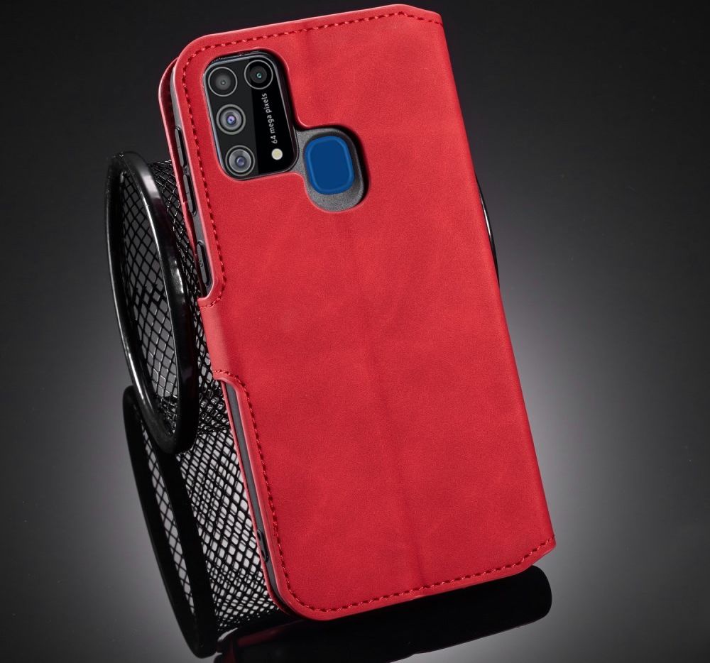 DG Ming Retro Portemonnee Samsung Galaxy M31 Hoesje Rood afbeelding 9