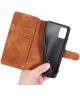 DG Ming Samsung Galaxy A31 Hoesje Retro Wallet Book Case Bruin