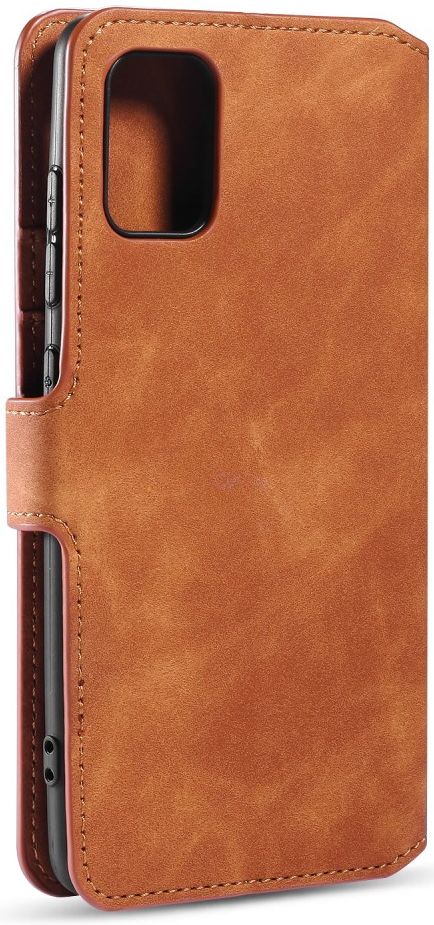 DG Ming Samsung Galaxy A31 Hoesje Retro Wallet Book Case Bruin afbeelding 12
