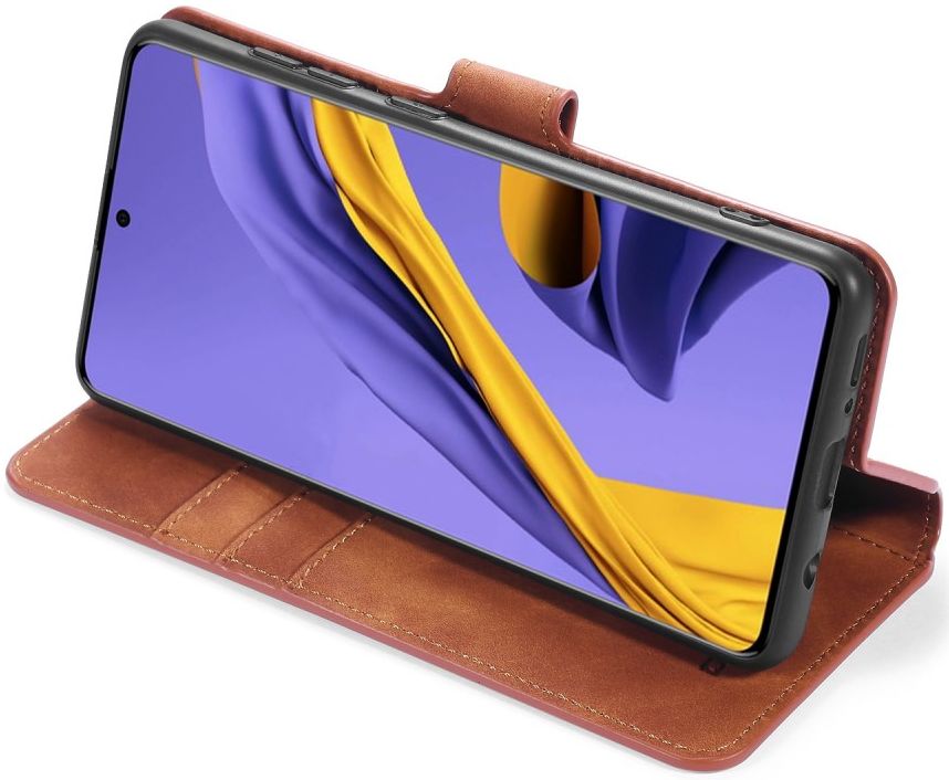 DG Ming Samsung Galaxy A31 Hoesje Retro Wallet Book Case Bruin afbeelding 13