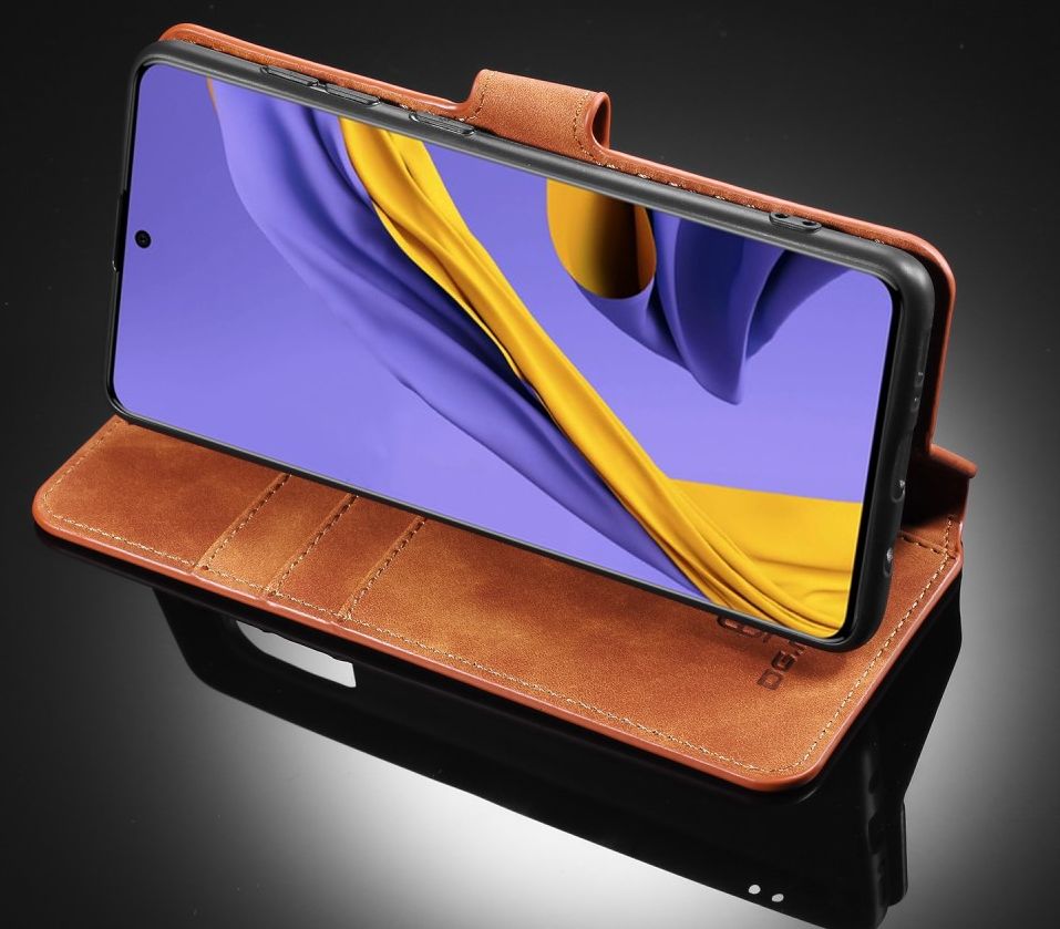 DG Ming Samsung Galaxy A31 Hoesje Retro Wallet Book Case Bruin afbeelding 8