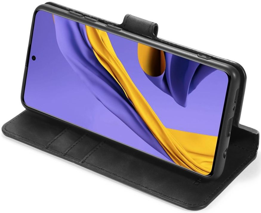 DG Ming Samsung Galaxy A31 Hoesje Retro Wallet Book Case Zwart afbeelding 6