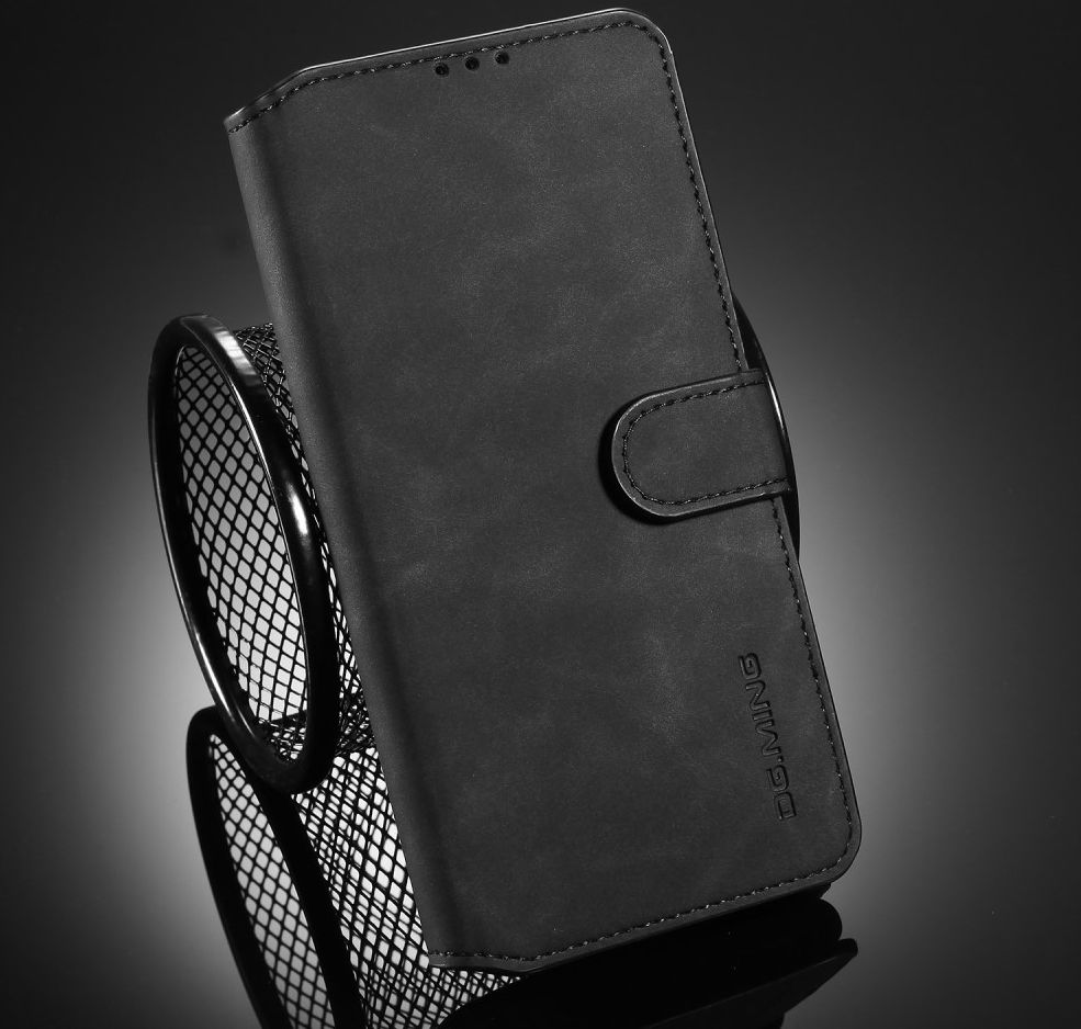 DG Ming Samsung Galaxy A31 Hoesje Retro Wallet Book Case Zwart afbeelding 8
