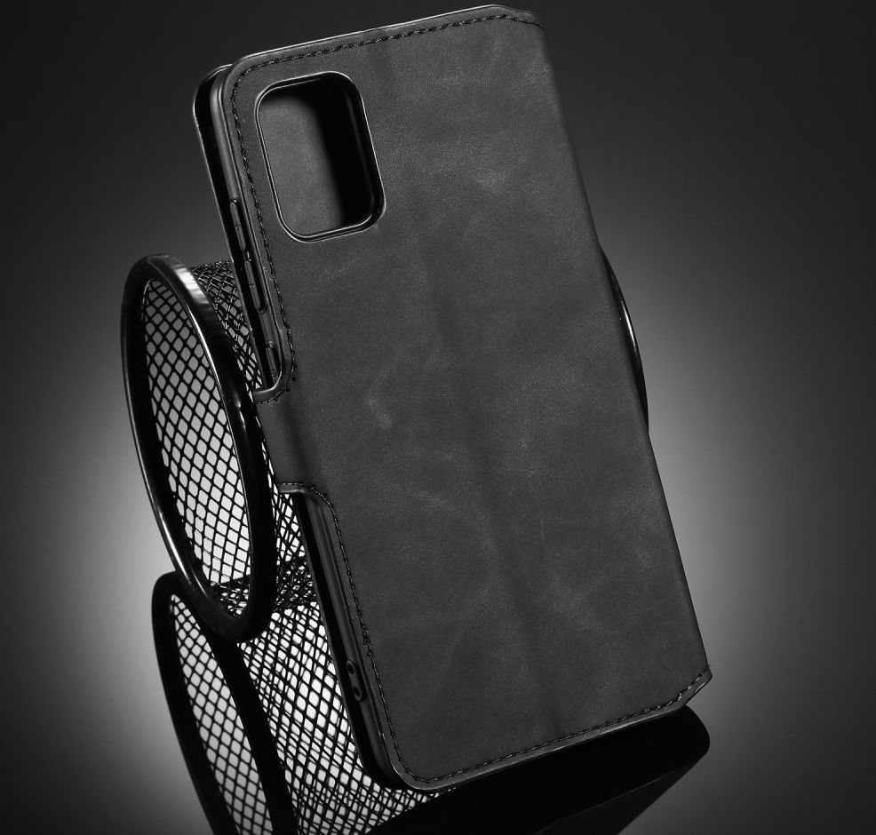 DG Ming Samsung Galaxy A31 Hoesje Retro Wallet Book Case Zwart afbeelding 9