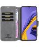 DG Ming Samsung Galaxy A31 Hoesje Retro Wallet Book Case Grijs
