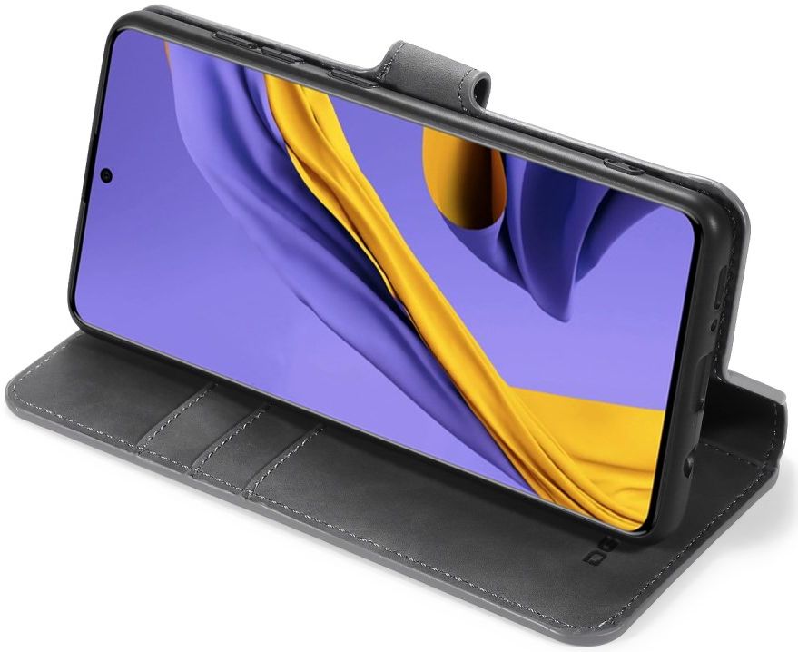 DG Ming Samsung Galaxy A31 Hoesje Retro Wallet Book Case Grijs afbeelding 6