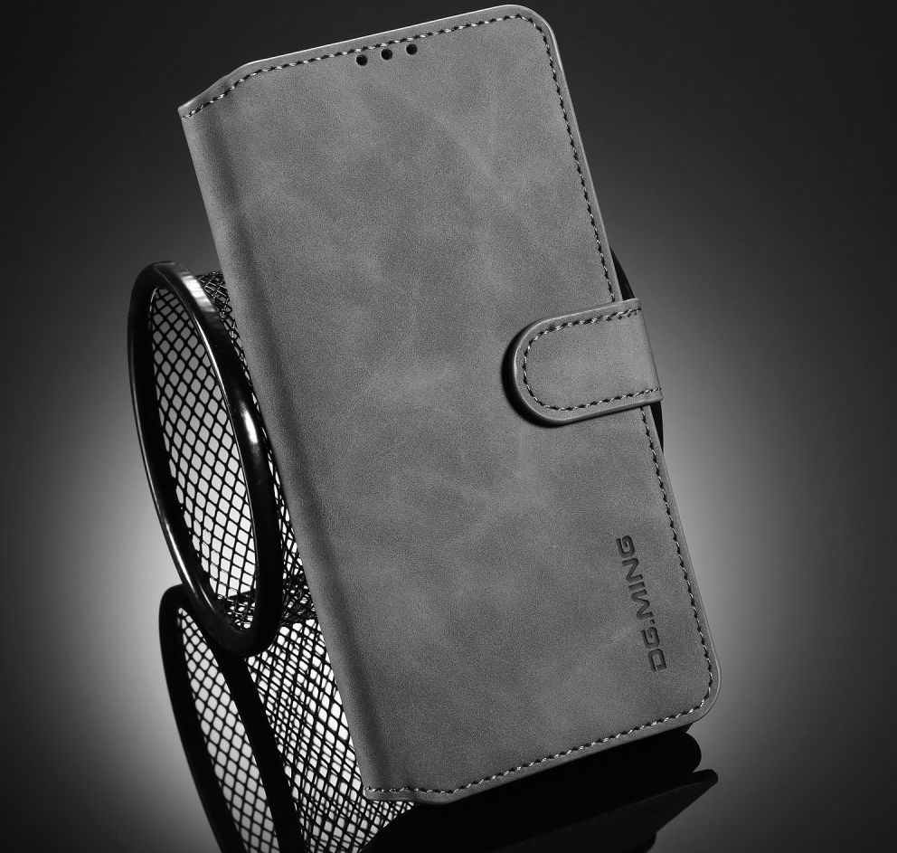 DG Ming Samsung Galaxy A31 Hoesje Retro Wallet Book Case Grijs afbeelding 8