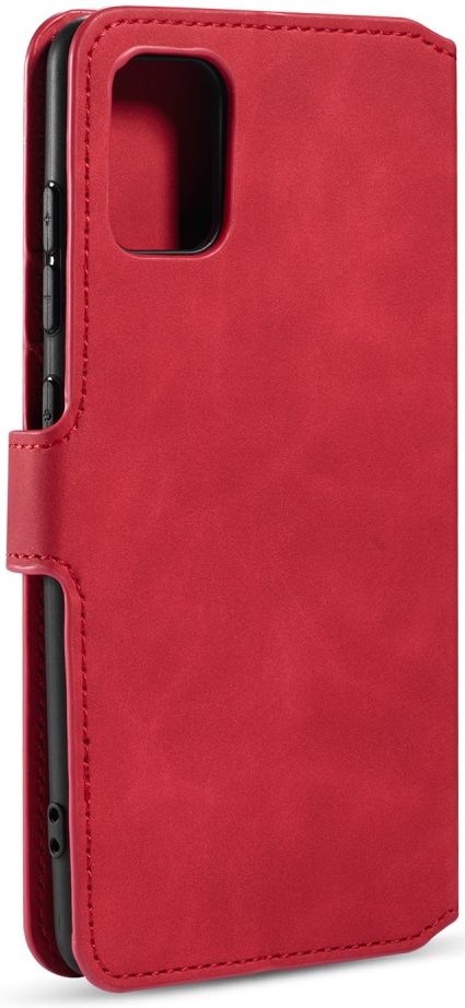 DG Ming Samsung Galaxy A31 Hoesje Retro Wallet Book Case Rood afbeelding 4