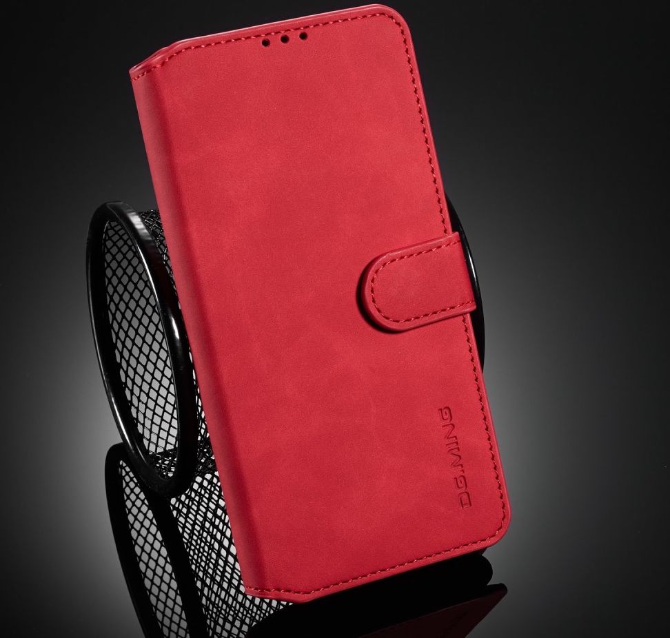 DG Ming Samsung Galaxy A31 Hoesje Retro Wallet Book Case Rood afbeelding 8