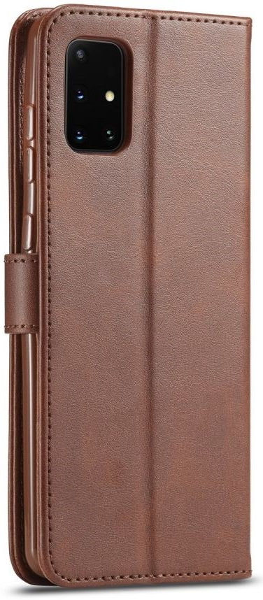 LC.IMEEKE Samsung Galaxy A31 Hoesje Wallet Book Case Bruin afbeelding 2