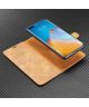 Samsung Galaxy A31 Hoesje 2-in-1 Book Case en Back Cover Bruin