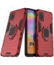 Samsung Galaxy A31 Hoesje Hybride met Kickstand Back Cover Rood