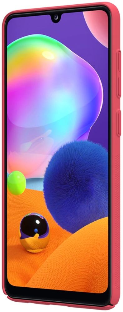 Nillkin Super Frosted Shield Samsung Galaxy A31 Hoesje Rood afbeelding 4