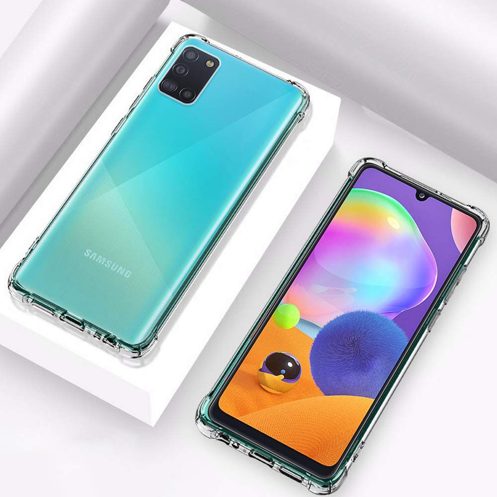 Samsung Galaxy A31 Hoesje Schokbestendig TPU Transparant afbeelding 9
