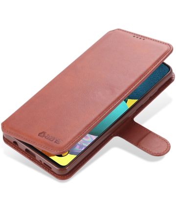 AZNS Samsung Galaxy A31 Hoesje Wallet Book Case met Stand Coffee Hoesjes