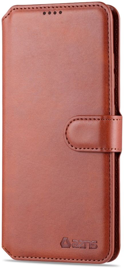 AZNS Samsung Galaxy A31 Hoesje Wallet Book Case met Stand Coffee afbeelding 2