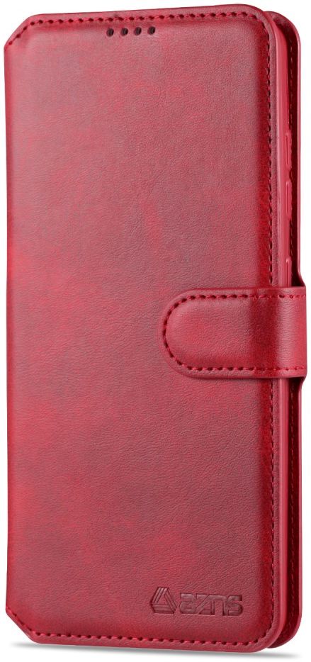 AZNS Samsung Galaxy A31 Hoesje Wallet Book Case met Stand Rood afbeelding 2