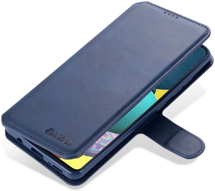 AZNS Samsung Galaxy A31 Hoesje Wallet Book Case met Stand Blauw afbeelding 1