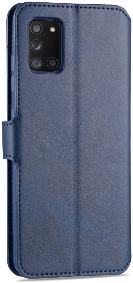 AZNS Samsung Galaxy A31 Hoesje Wallet Book Case met Stand Blauw afbeelding 3