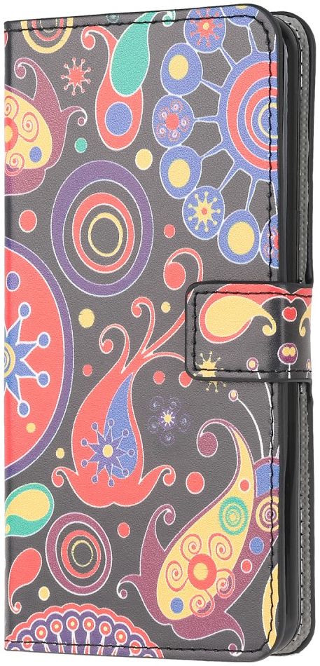 Samsung Galaxy M31 Portemonnee Hoesje Colorful Flowers afbeelding 2