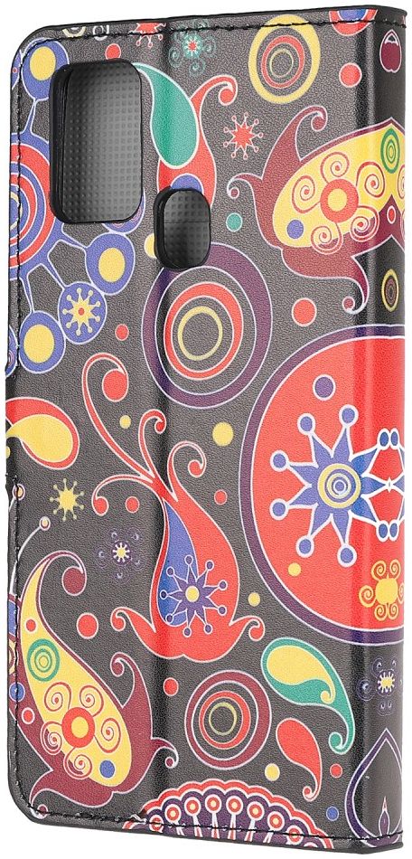 Samsung Galaxy M31 Portemonnee Hoesje Colorful Flowers afbeelding 3