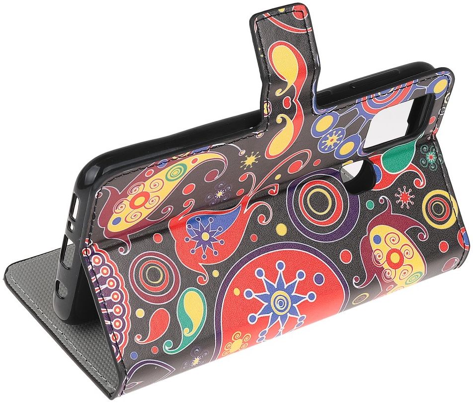 Samsung Galaxy M31 Portemonnee Hoesje Colorful Flowers afbeelding 4