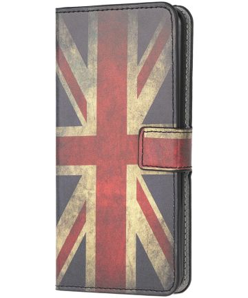 Samsung Galaxy M31 Portemonnee Hoesje Vintage UK Flag Hoesjes