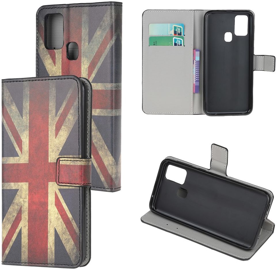 Samsung Galaxy M31 Portemonnee Hoesje Vintage UK Flag afbeelding 3