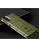 Samsung Galaxy A31 Hoesje Shock Proof Rugged Shield Back Cover Groen