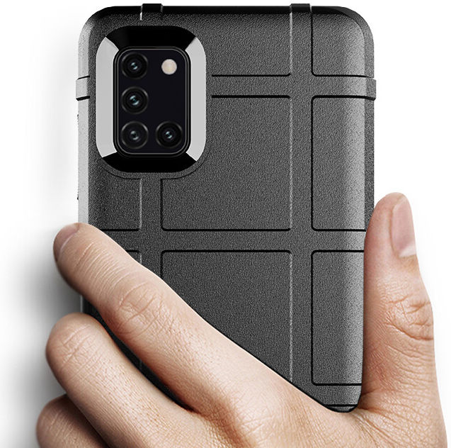 Samsung Galaxy A31 Hoesje Shock Proof Rugged Shield Back Cover Groen afbeelding 7