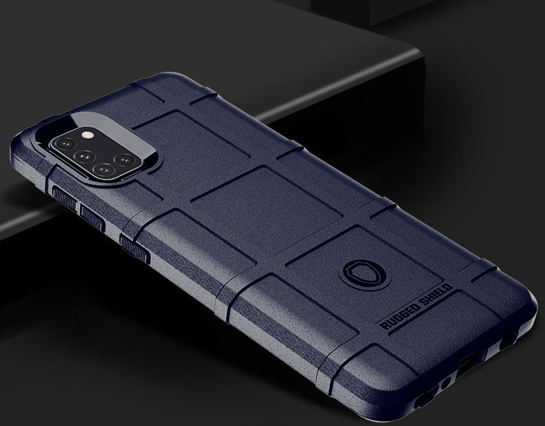 Samsung Galaxy A31 Hoesje Shock Proof Rugged Shield Back Cover Blauw afbeelding 2