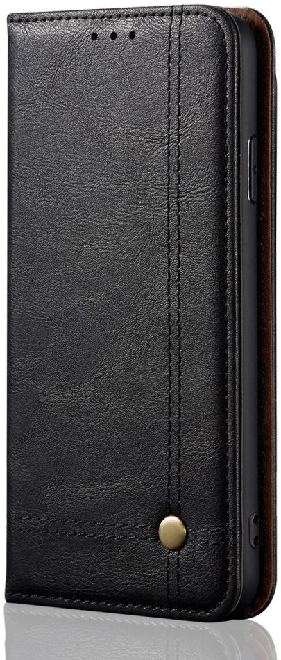 Samsung Galaxy A31 Hoesje Vintage Portemonnee Book Case Zwart afbeelding 4
