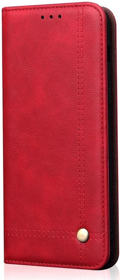 Samsung Galaxy A31 Hoesje Vintage Portemonnee Book Case Rood afbeelding 3