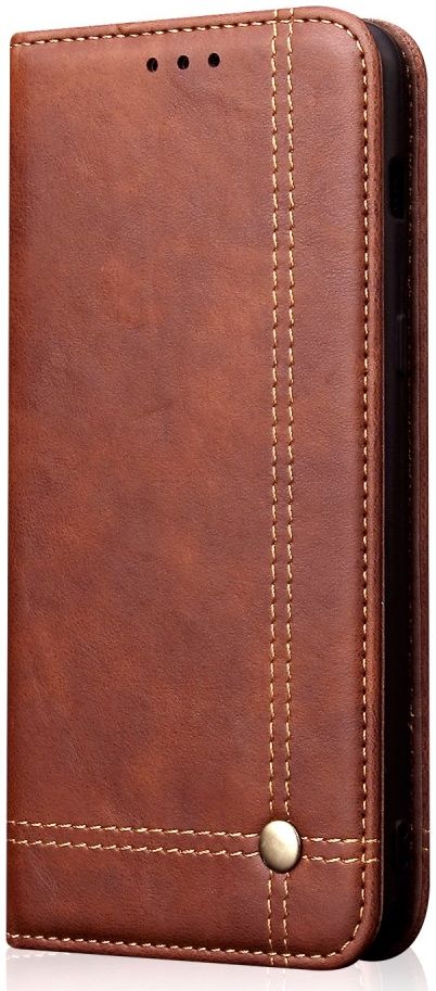 Samsung Galaxy A31 Hoesje Vintage Portemonnee Book Case Coffee afbeelding 3