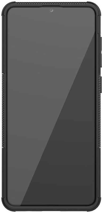 Samsung Galaxy A31 Hoesje Hybride Robuuste Back Cover Zwart afbeelding 7