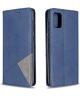 Samsung Galaxy A31 Hoesje Portemonnee Book Case Geometrie Design Blauw