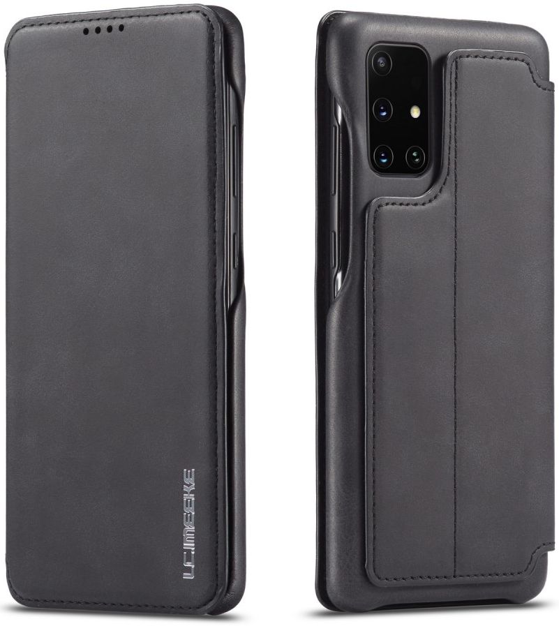 Samsung Galaxy A31 Hoesje Retro Book Case Kunstleer Zwart afbeelding 4