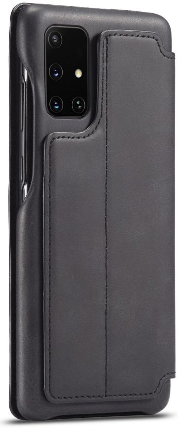 Samsung Galaxy A31 Hoesje Retro Book Case Kunstleer Zwart afbeelding 6