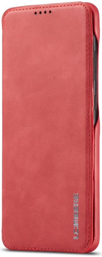 Samsung Galaxy A31 Hoesje Retro Book Case Kunstleer Rood afbeelding 5