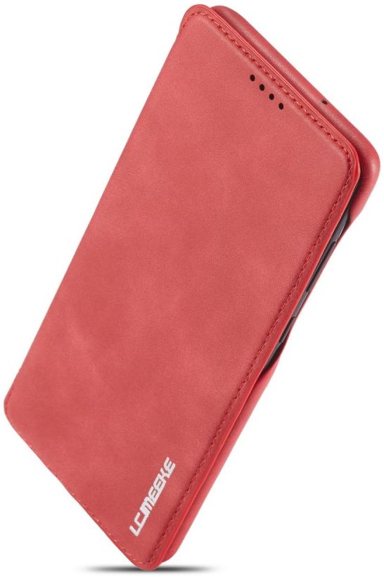 Samsung Galaxy A31 Hoesje Retro Book Case Kunstleer Rood afbeelding 8