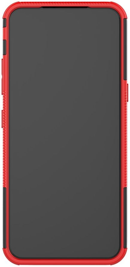 Robuust Hybride LG V60 ThinQ Hoesje Rood afbeelding 8