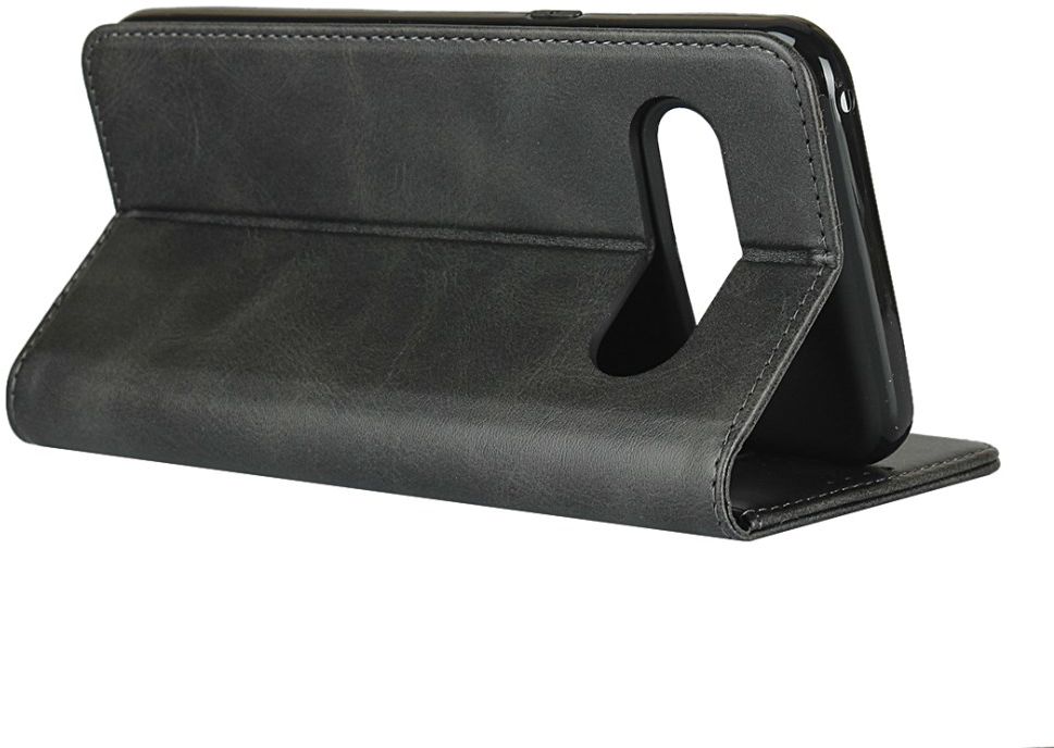 LG V60 ThinQ Portemonnee Stand Hoesje Zwart afbeelding 5