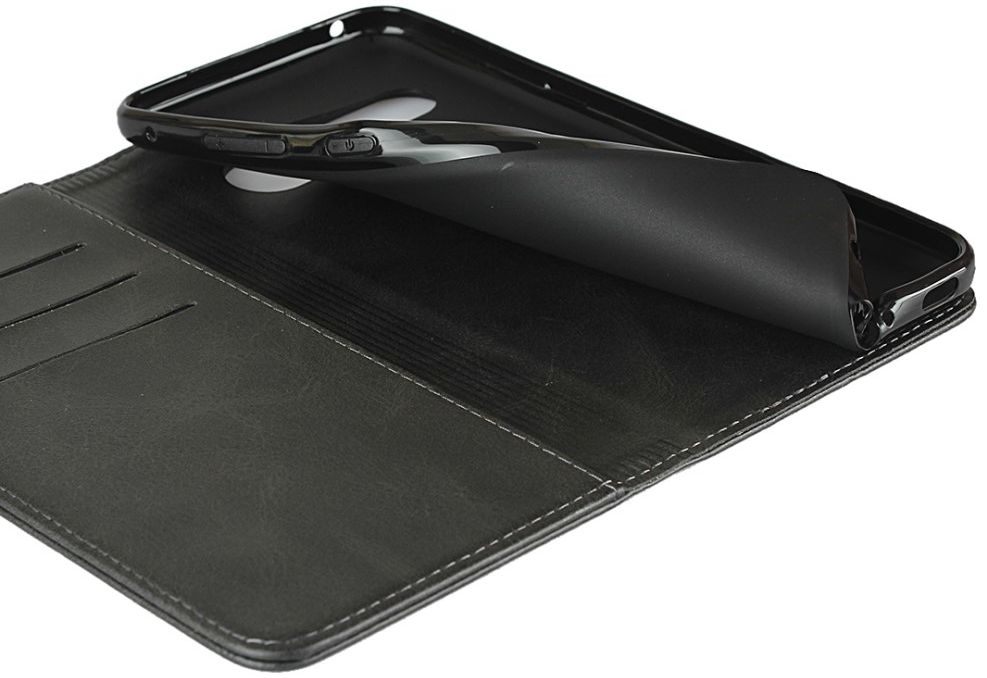 LG V60 ThinQ Portemonnee Stand Hoesje Zwart afbeelding 7