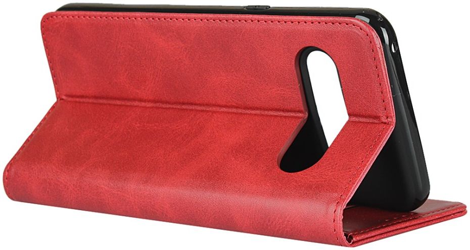 LG V60 ThinQ Portemonnee Stand Hoesje Rood afbeelding 5