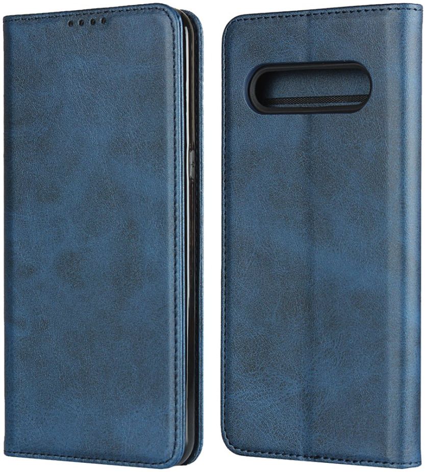 LG V60 ThinQ Portemonnee Stand Hoesje Blauw afbeelding 1