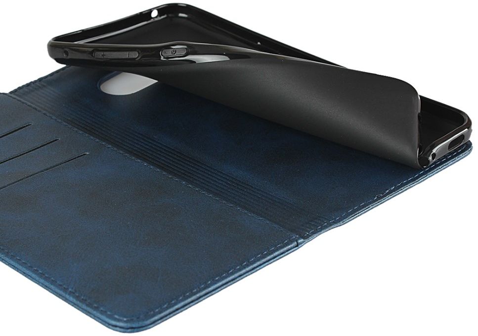 LG V60 ThinQ Portemonnee Stand Hoesje Blauw afbeelding 7